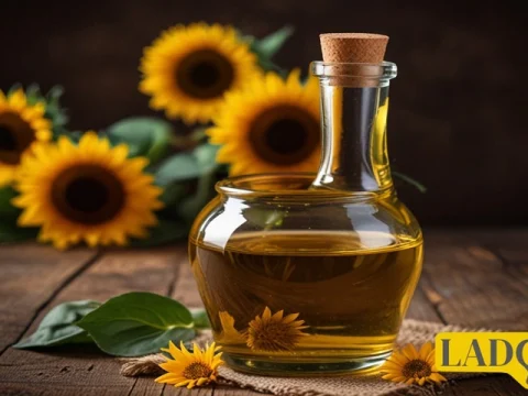 The photo related to the article on animal sunflower oil