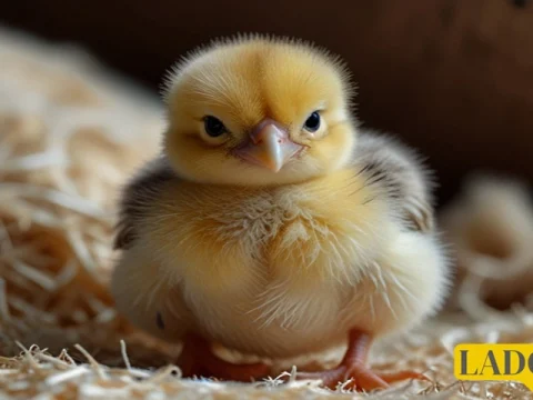 Photo of the diet of day-old chicks