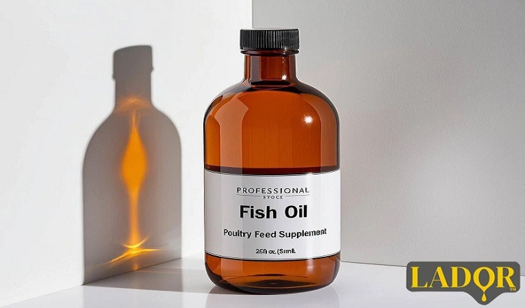 Photo about fish oil from Lador's writings