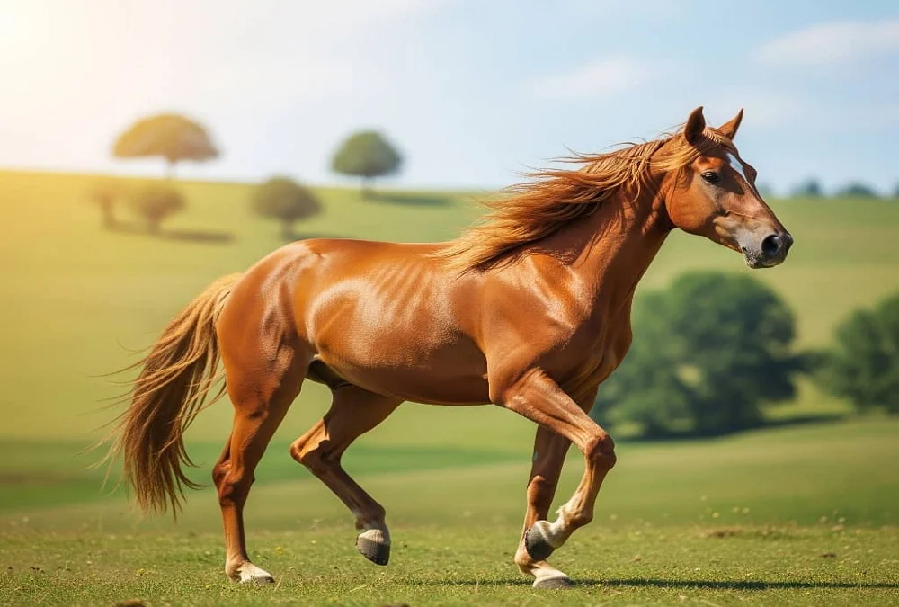 Photo from the article on proper horse nutrition