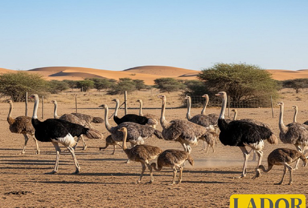 Photo related to the article Oil in the diet of ostriches
