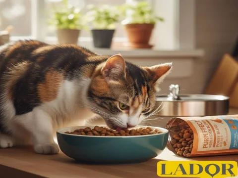 Photo from the article on poultry oil in cat food