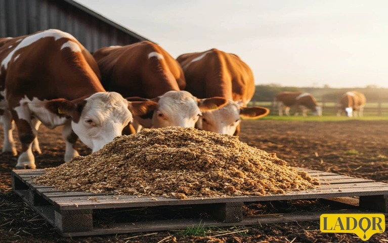 The photo related to the article on oat dung and its benefits for livestock