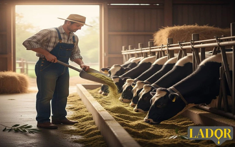 Photo related to the article Olive meal for livestock