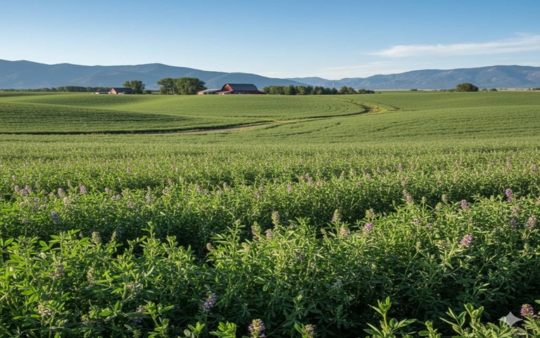 Photo of livestock hay and how to use hay in livestock feeding